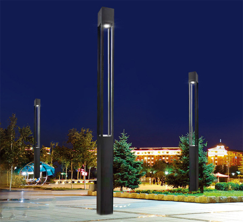 Spot LED Square Landscape Light Post IP65 Ηλιακό φως κήπου για Park Street Lamp