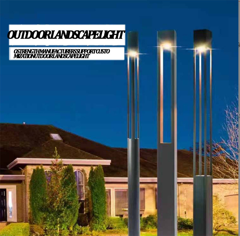 Spot LED Square Landscape Light Post IP65 Ηλιακό φως κήπου για Park Street Lamp