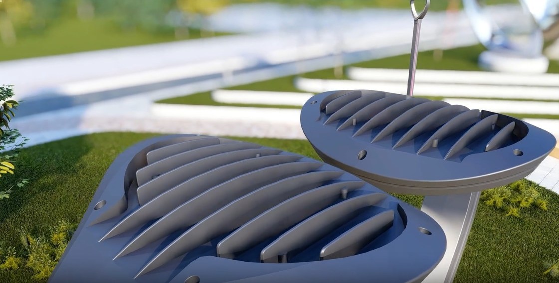 Εξωτερικό φως κήπου LED με προειδοποίηση ημερήσιου φωτός 6000K και αλουμινένιο στύλο χύτευσης