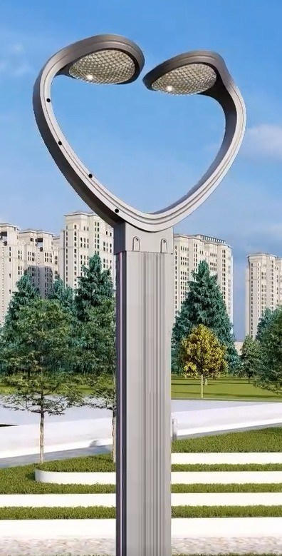 Εξωτερικό φως κήπου LED με προειδοποίηση ημερήσιου φωτός 6000K και αλουμινένιο στύλο χύτευσης